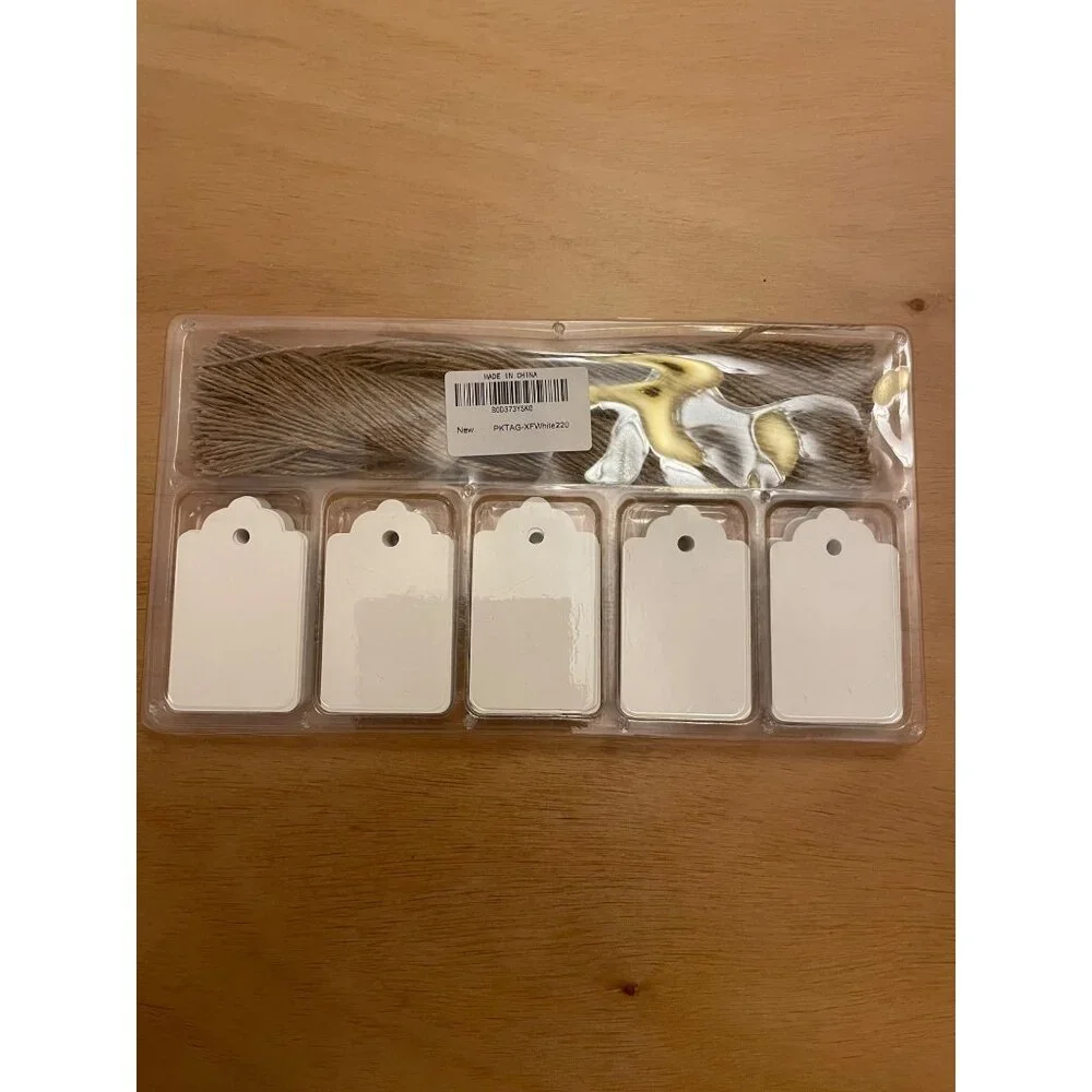 New 220pc Gift Tags with Jude Rope Great for Reselling Gifting Organizing etc